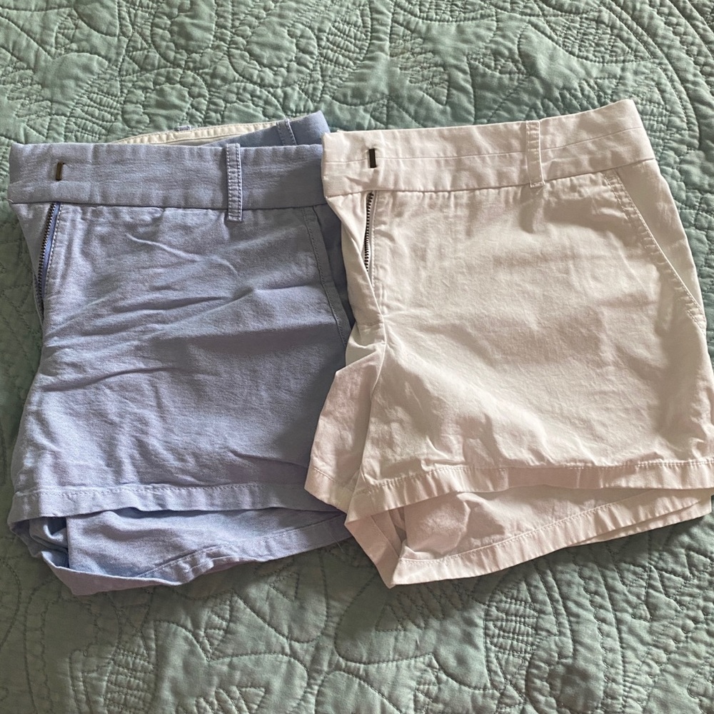 2 pair of j.crew shorts size 6